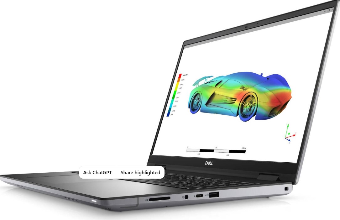 Dell Precision 5530 Mobile Workstation – Intel Core i7 8th Gen | 16GB DDR4 RAM | 512GB PCIe NVMe SSD | NVIDIA Quadro P1000 4GB | 15.6" FHD IPS Touch Display | Backlit Keyboard | Fingerprint Reader | Windows 11 Pro - Image 3